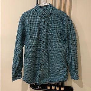 Men’s Ariat print button down long sleeve